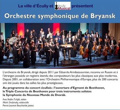 Vendredi 7 juillet Orchestre de Bryansk